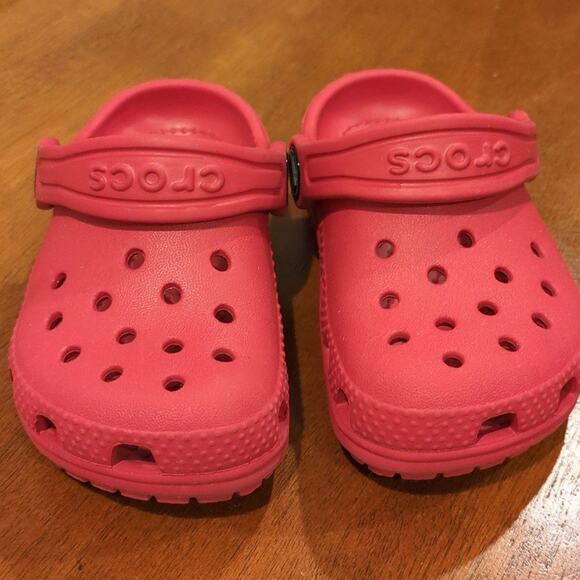 Crocs classic clogs RED toddler size C6 NEW NNT - Picture 7 of 8